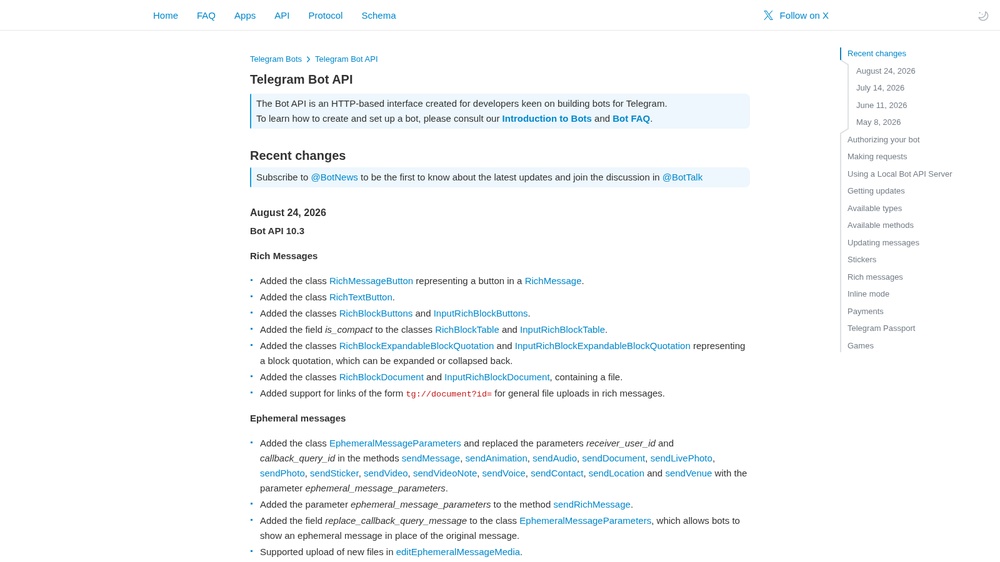 Telegram Bot API