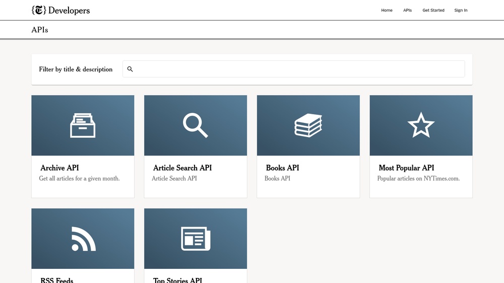 The New York Times APIs