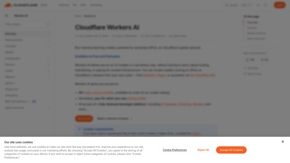 Cloudflare Workers AI