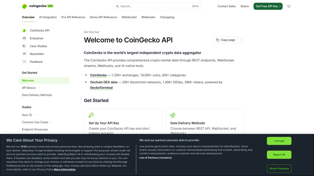 CoinGecko API