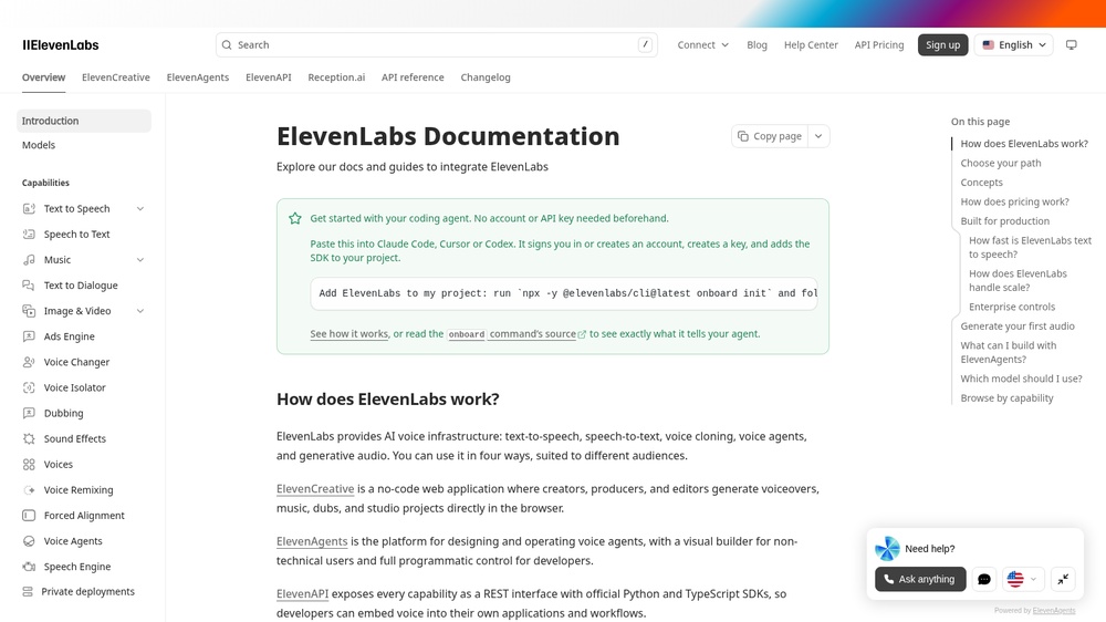 ElevenLabs API