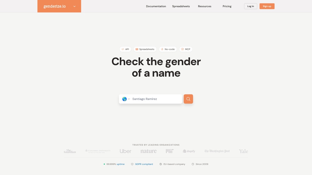 Genderize, Agify and Nationalize