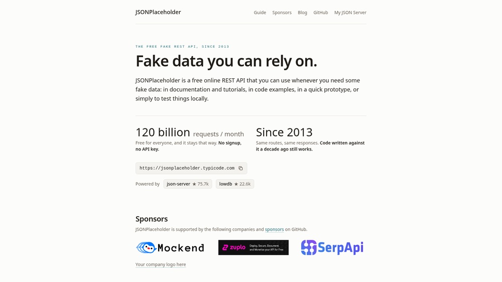 JSONPlaceholder