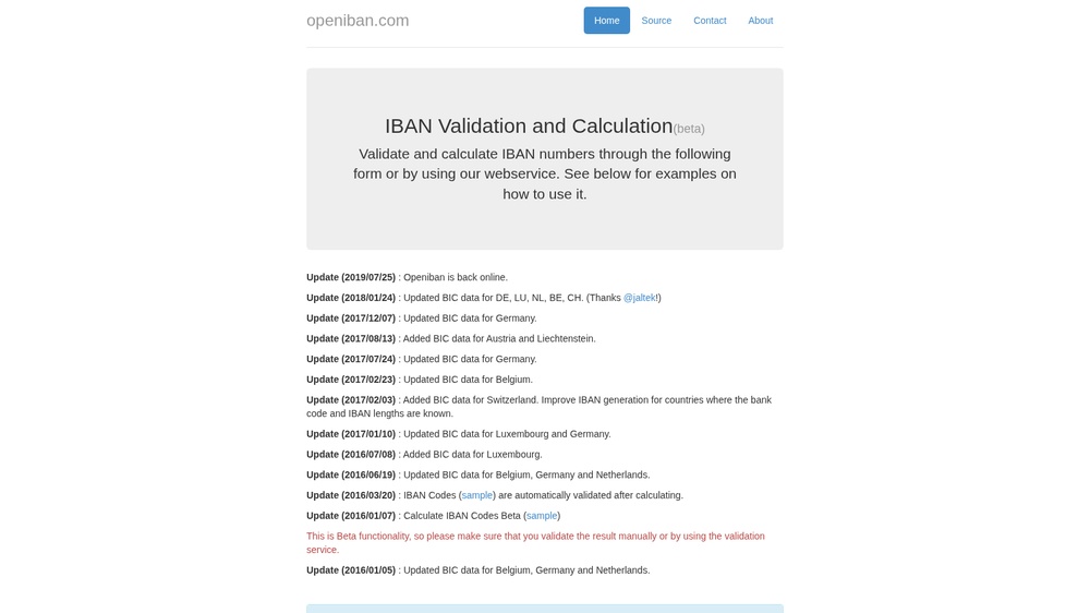 OpenIBAN