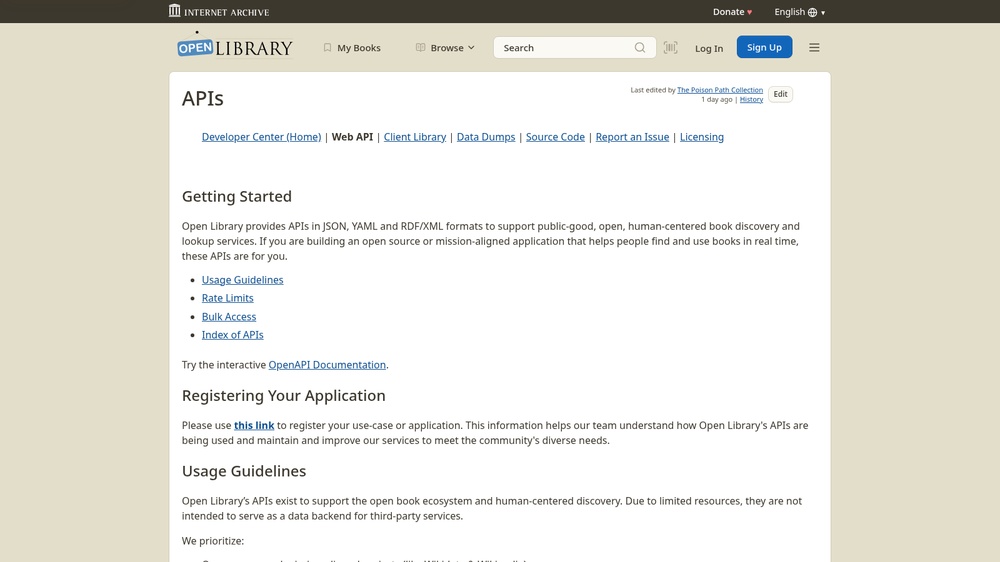 Open Library API