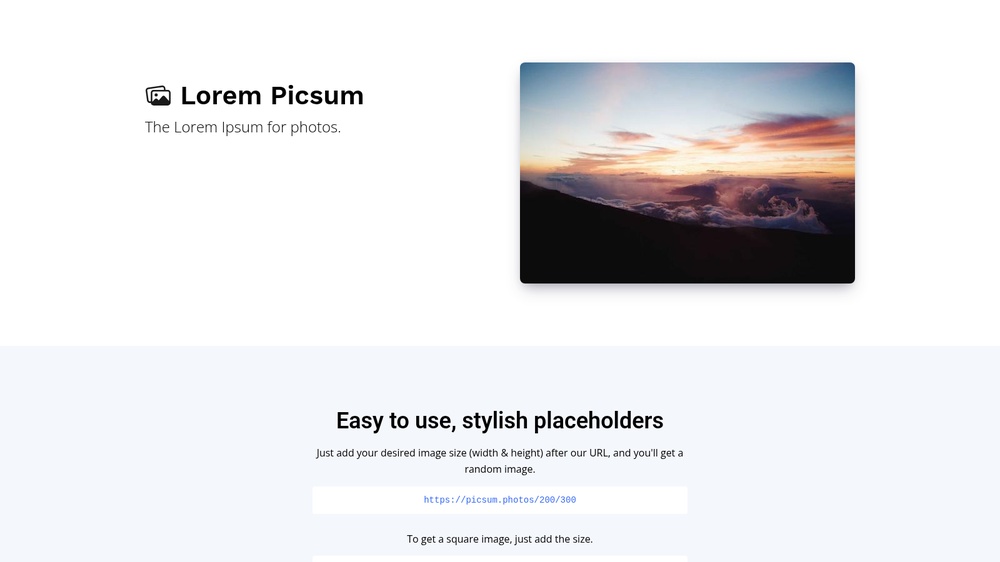 Lorem Picsum
