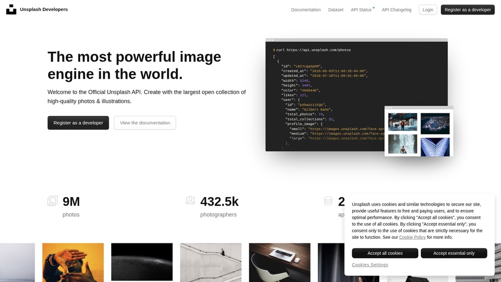 Unsplash API