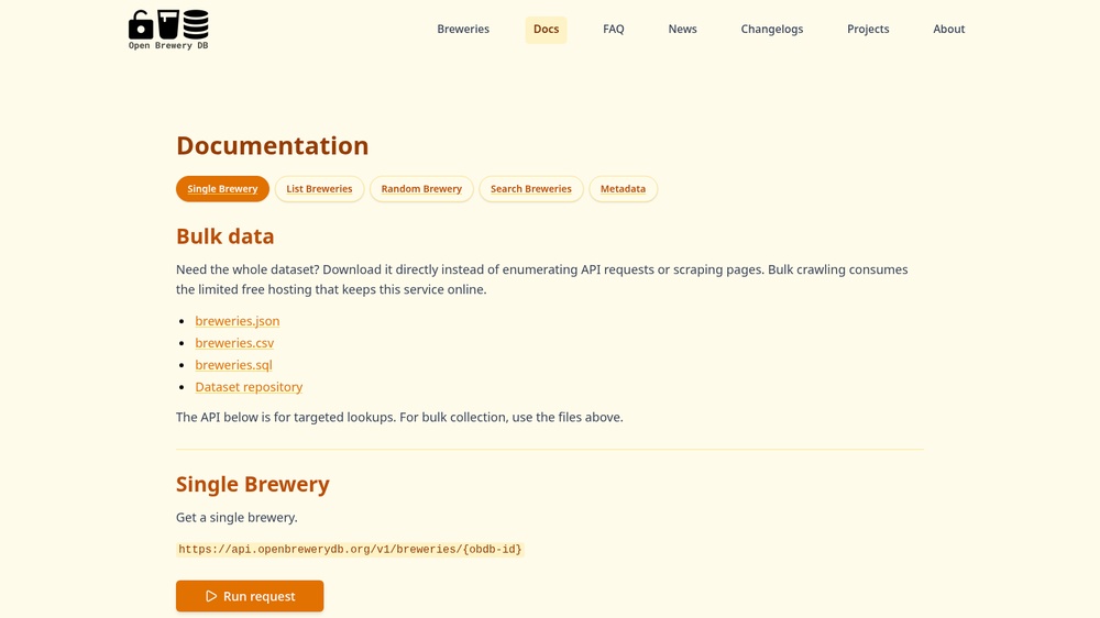 Open Brewery DB